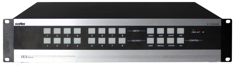 SC-1010H（8） 8路高清混插矩阵(2U)